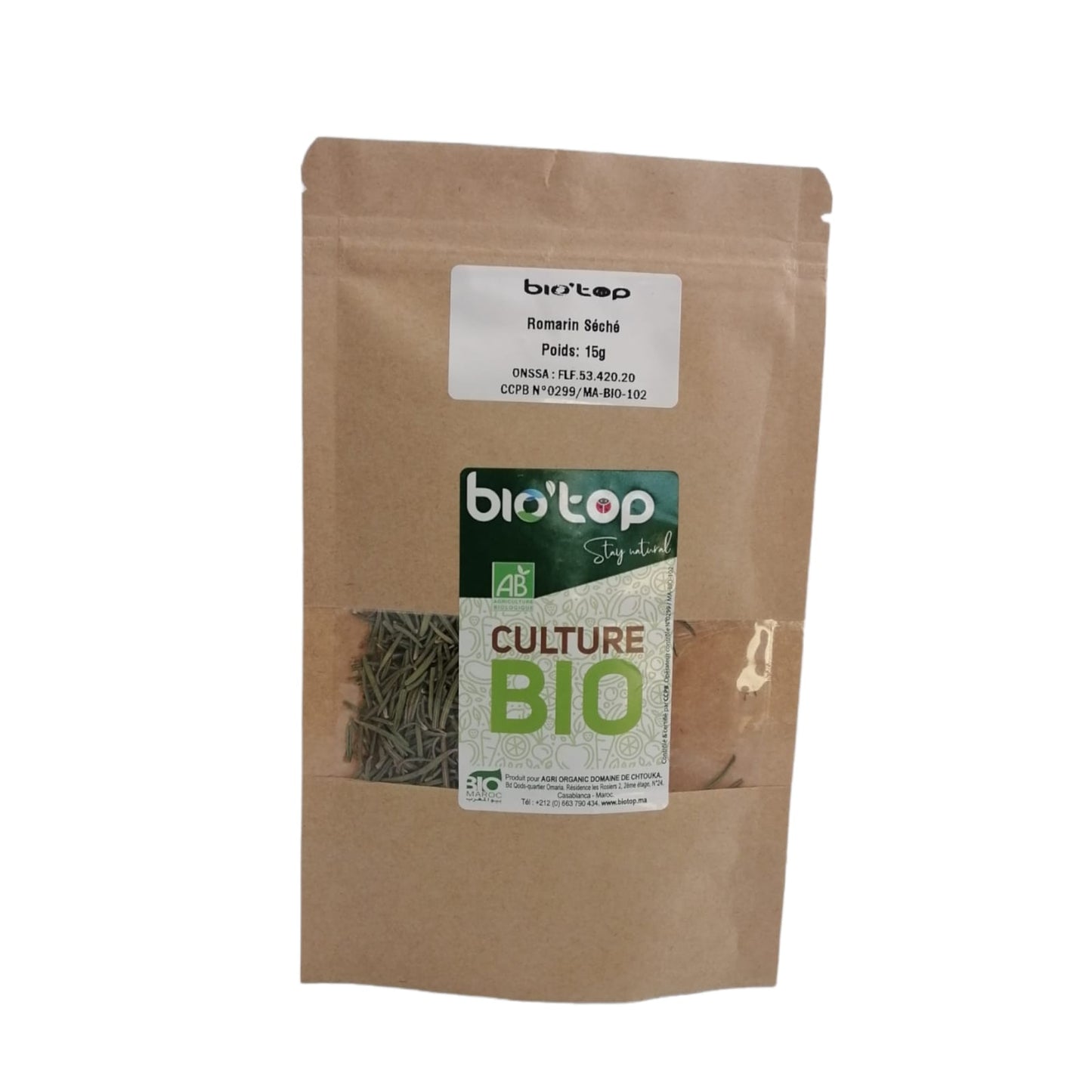 Romarin séché bio 15g